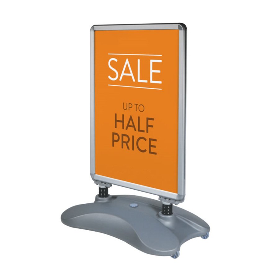 A1 advertising outdoor chalkboard sidewalk sign with aluminum profile