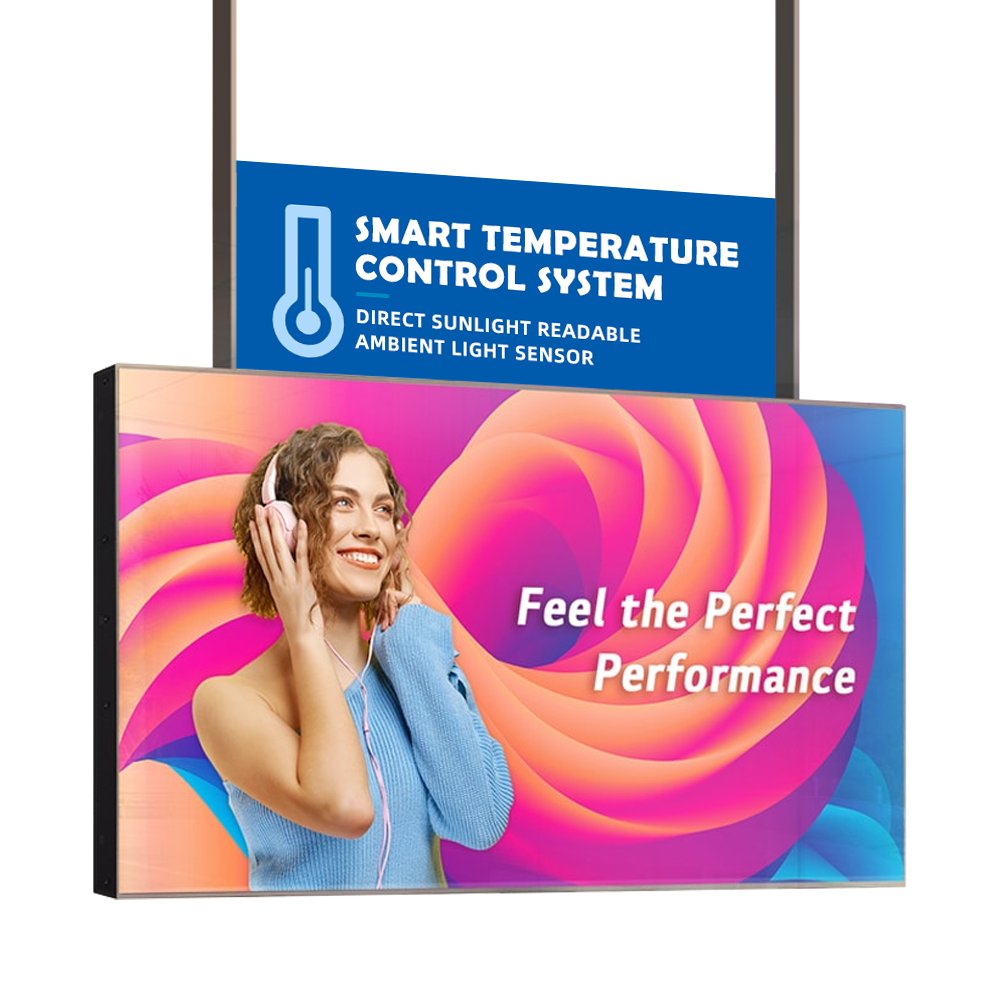 Wholesale china supplier commercial display screen window advertising boards store front digital window display