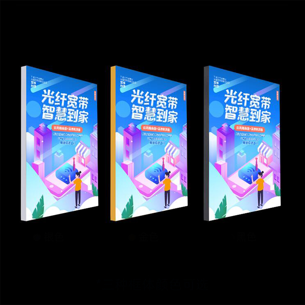 Shopfront Backlit Frameless Textile Advertising Board Fabric Led Lightbox Light Box Banner