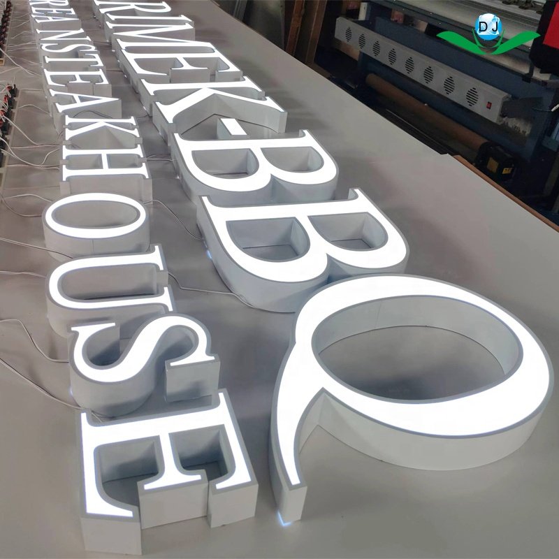 Low price personalized custom made store signage 4x6 adverti 12v acrylic channel letter luminous light logo led sign for outdoor