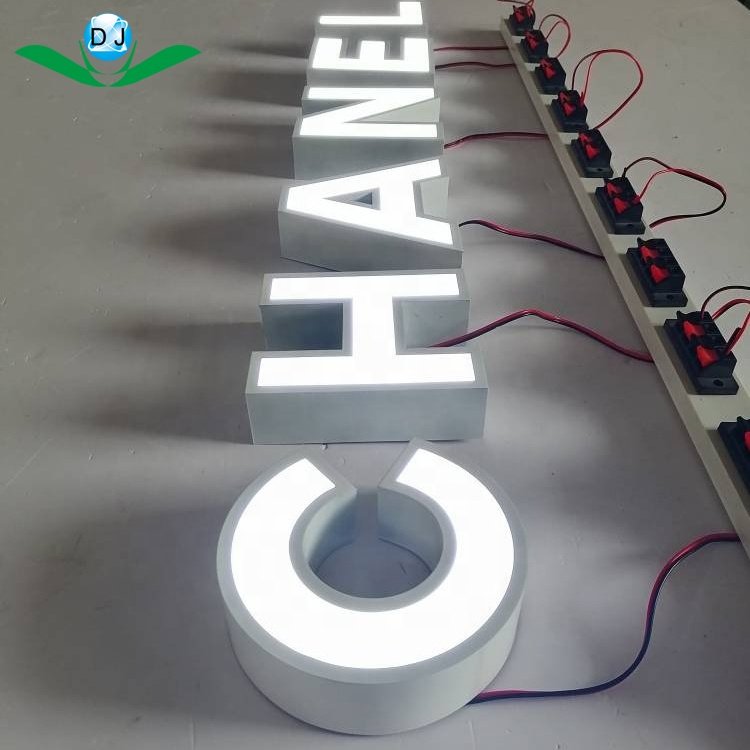Low price personalized custom made store signage 4x6 adverti 12v acrylic channel letter luminous light logo led sign for outdoor