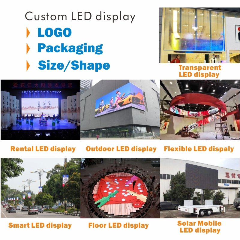 P2 Indoor curved shape Full Color SMD1515 Display Board 250000 dots Flexible Led Screen For Advertising