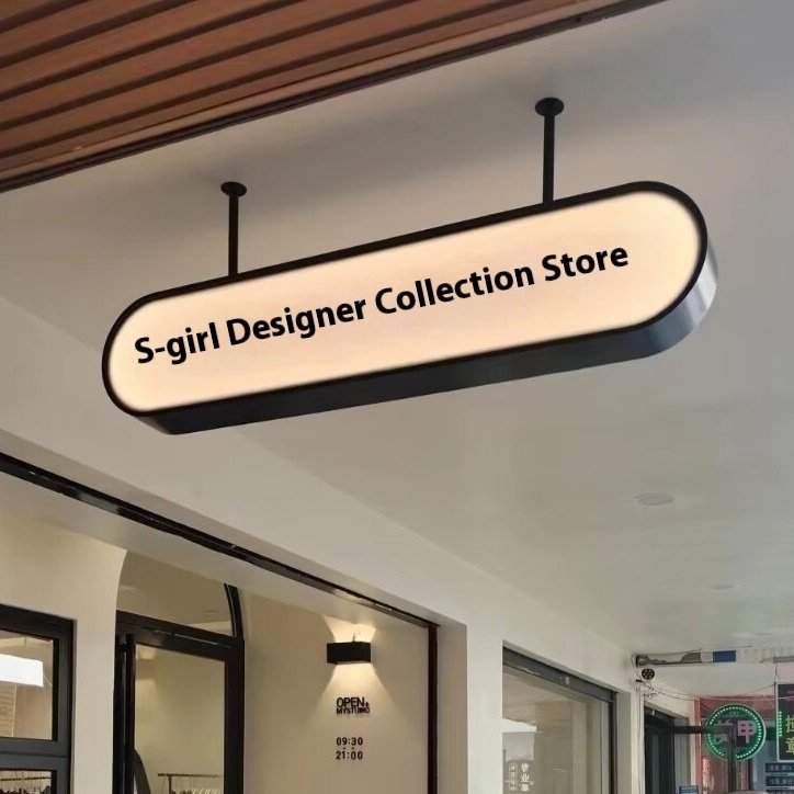 Creative INS Clear Colorful Acrylic Square Led Light Box Sign Board With Customized Logo for Advertising Light boxes Display
