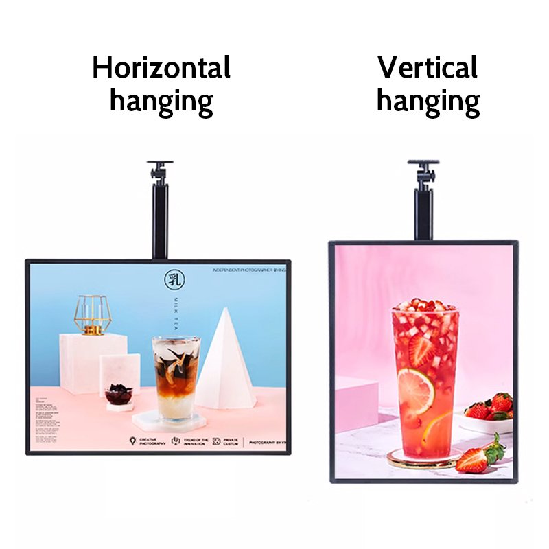 Wholesale Ultra Slim Display For Restaurant Menu Board Customized Led Light Box Cafe Menu Board Menu Advertising Light Boxes