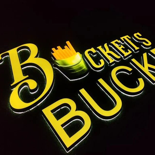 outdoor 3d logo led signage business sign shop led light letter backlit logo custom acrylic letter custom led sign for business