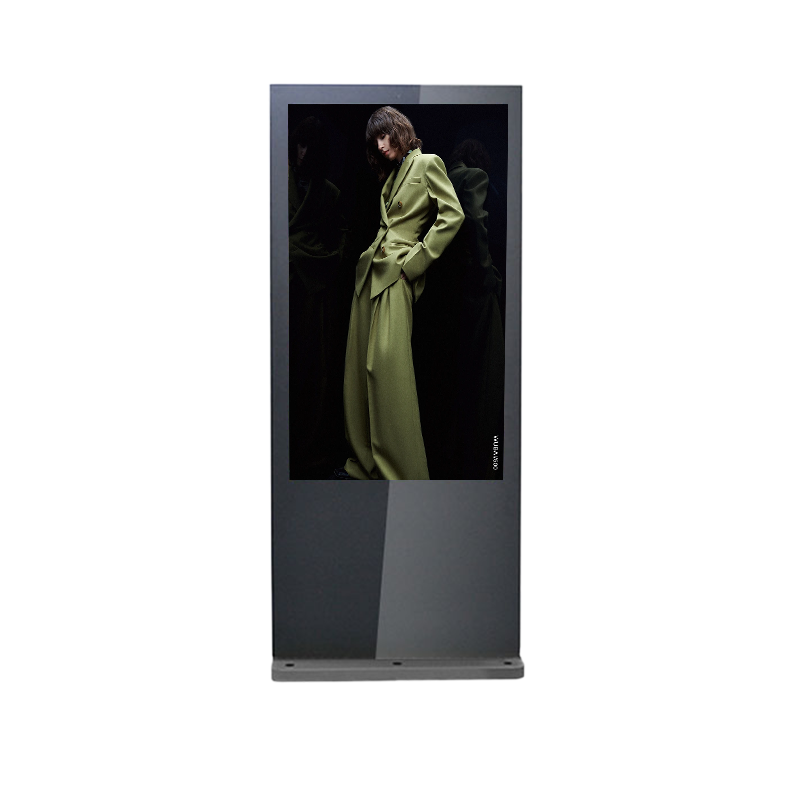 High Brightness 55 65inch Outdoor Waterproof Kiosk Totem Advertising Floor Standing Lcd Displays Screen Digital Signage