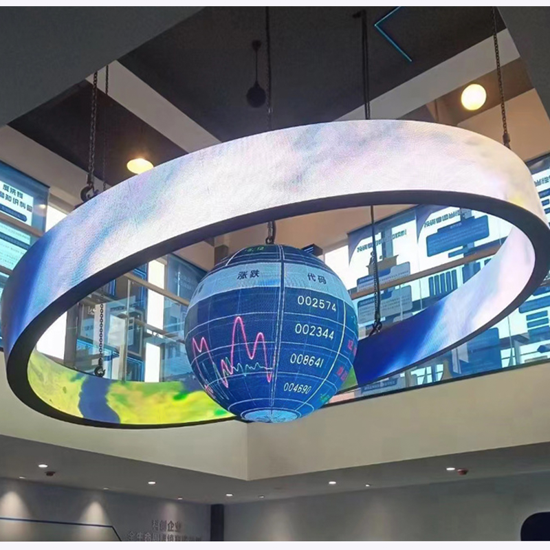 P2.5 P4 2.5MM 4MM Indoor Full Color Display Board Curved Video Wall Flexible Led Screen For Advertising