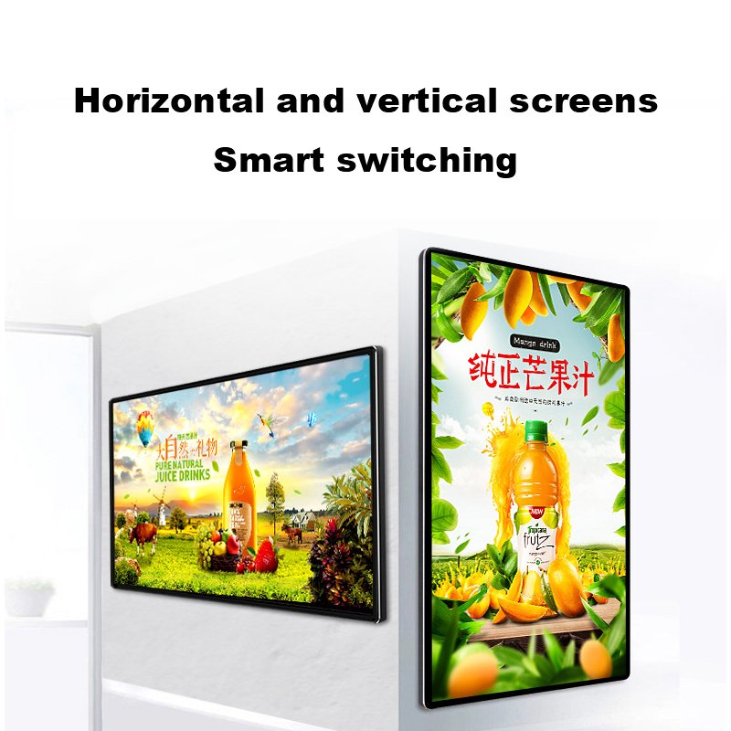 32 43 49 55 65 75 86 inch High Definition Wall-mounted Advertising Machine Commercial Monitor for Indoor OEM Supplier