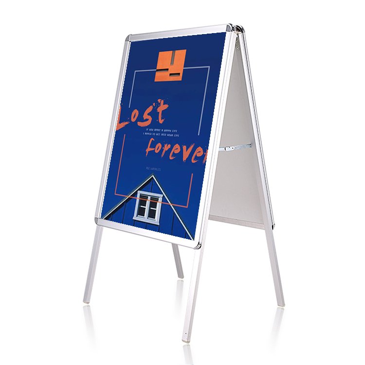 Free standing good quality outdoor sandwich board display a frame sign stand