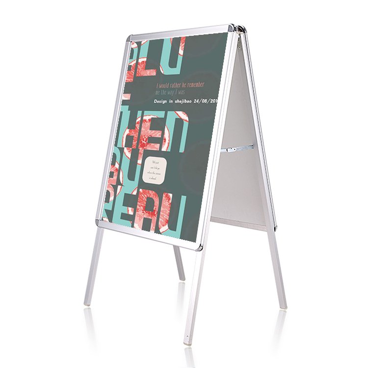 Free standing good quality outdoor sandwich board display a frame sign stand