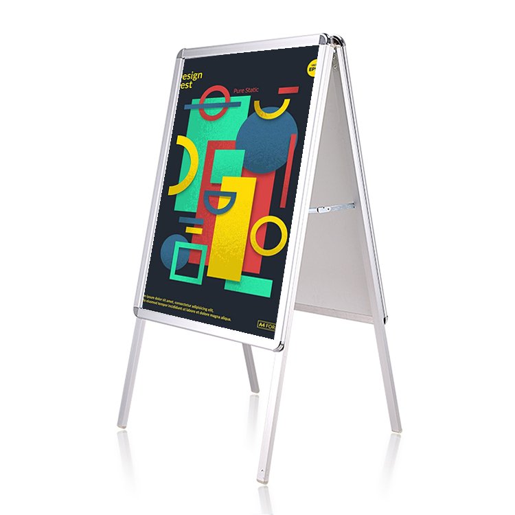 Free standing good quality outdoor sandwich board display a frame sign stand