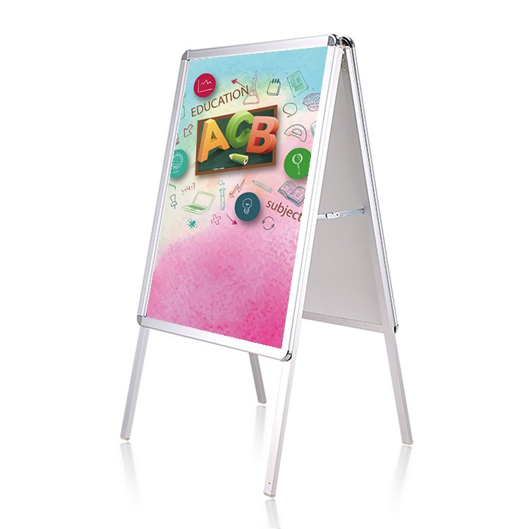 Free standing good quality outdoor sandwich board display a frame sign stand