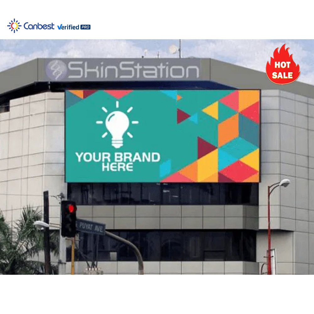 Canbest High Brightness P5 P6.67 P8 P10 Front Service Outdoor Fixed Led Display Billboard Sign Board Signage Advertising Screen