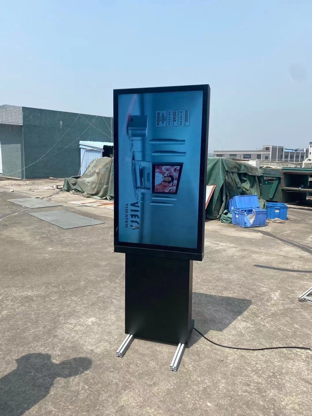 49inch outdoor drive thru menu board restaurants advertising display