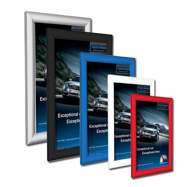 Good quality advertising board snap frame, 27x40 inch snap frame black