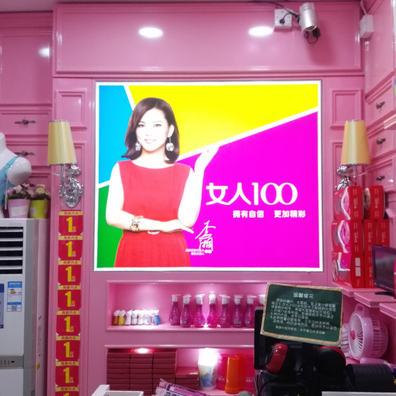 Aluminum Clip-On Frame Led Display Board Price Ultra-Thin Poster Board Snap Frame Slim Light Box for A1 szie