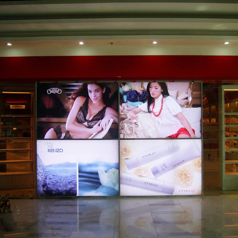Aluminum Clip-On Frame Led Display Board Price Ultra-Thin Poster Board Snap Frame Slim Light Box for A1 szie