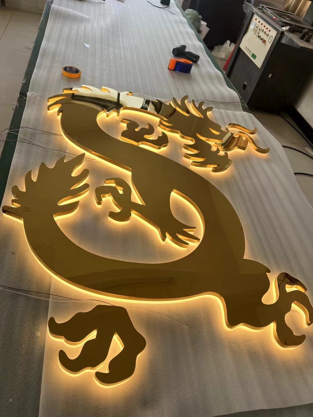 High Bright 3D Outdoor LED Light Sign Letters Store Front Electronic Advertising Acrylic Sign Boxes