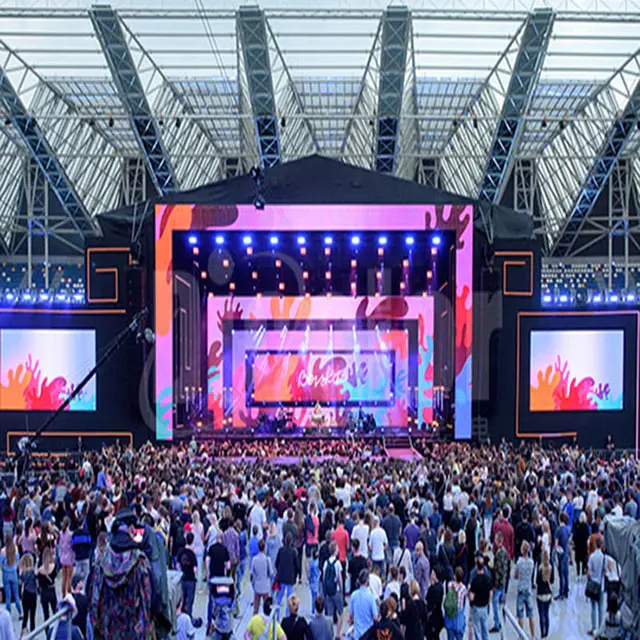 Indoor Outdoor Large LED Board Full Color Waterproof LED Screen Video Wall P3.91 LED Advertising Panel Rental LED Display