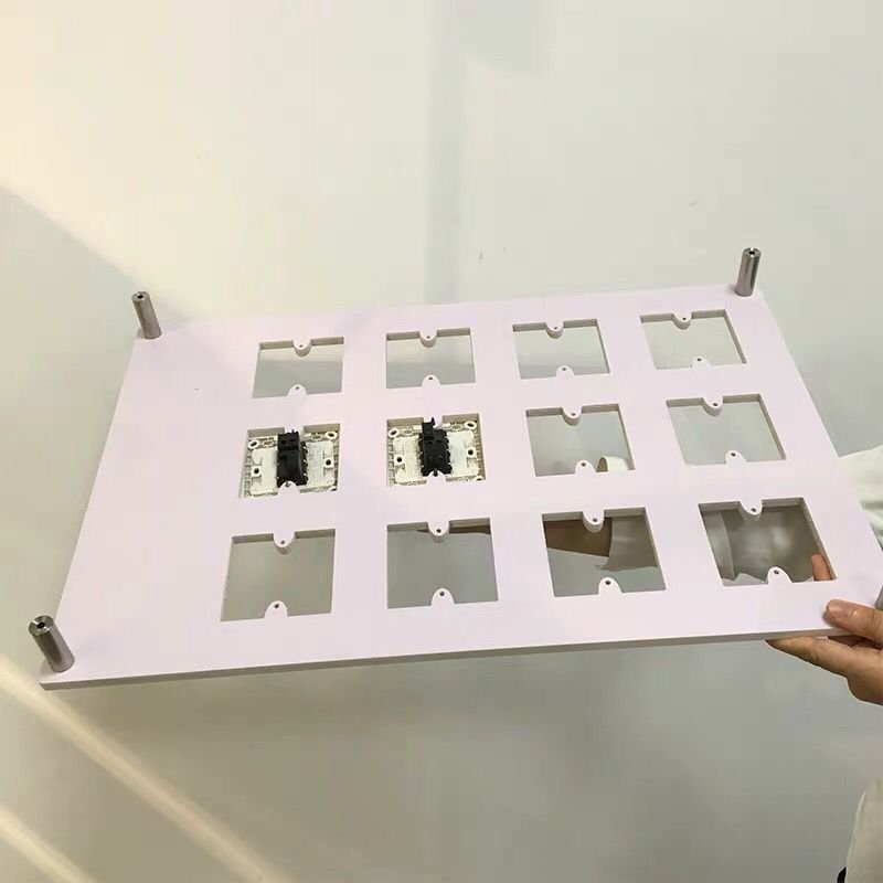 advertising display board for electrics with switches and plug