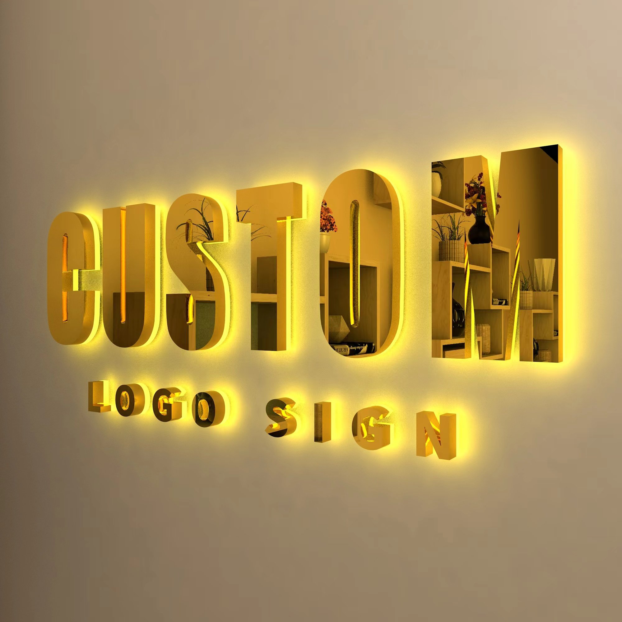 Shop Name Board Designs Acrylic Signs backlit letters smoke shop custom led sign for Business Sign outdoor