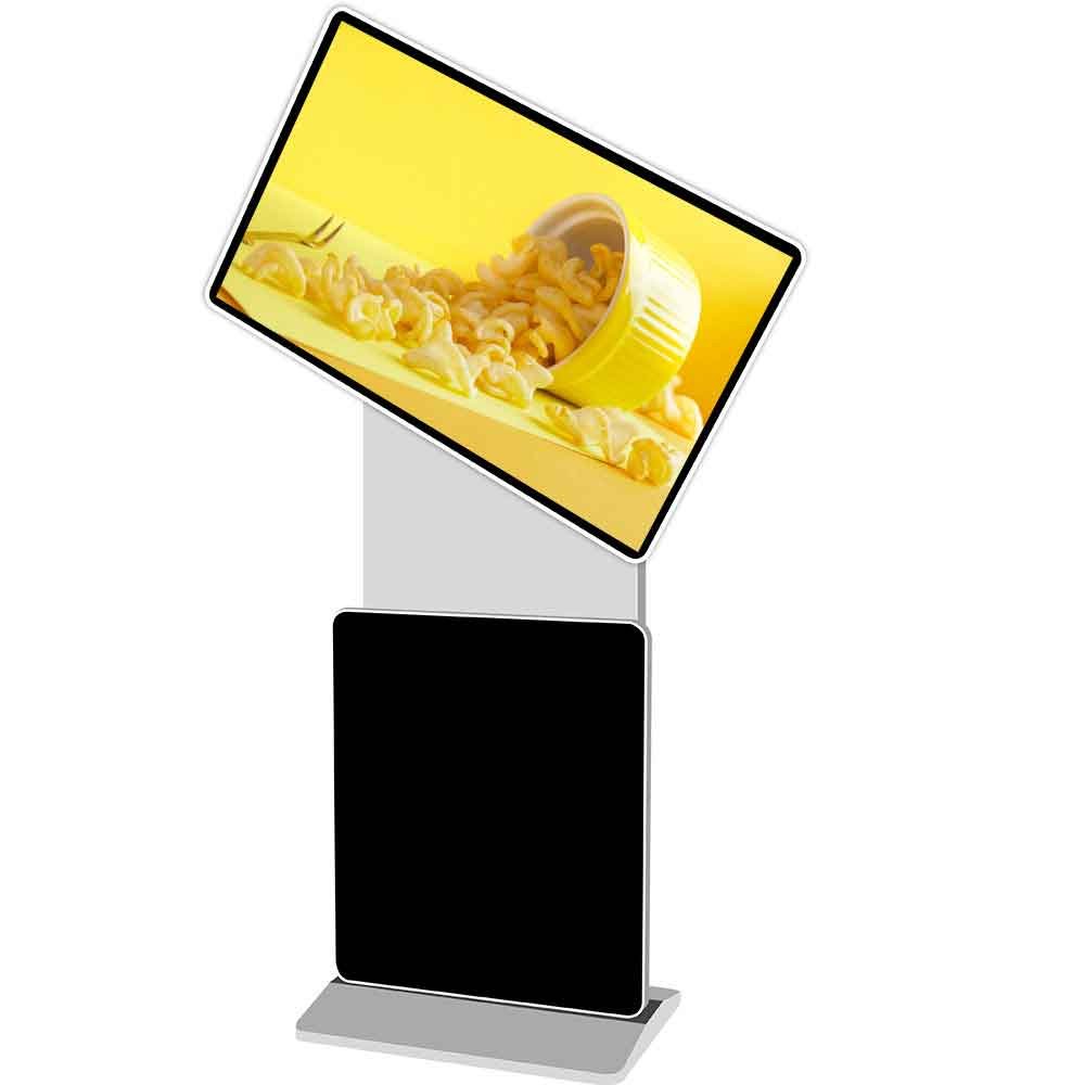 46 inches vertical double screen touch network advertising machine rotating floor advertising screen