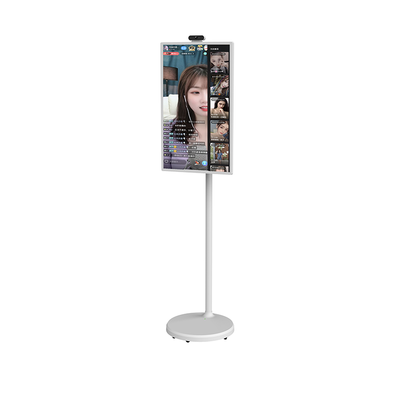 27 32 Inch Floor Standing Online Live TV Streaming Broadcasting Android Screen