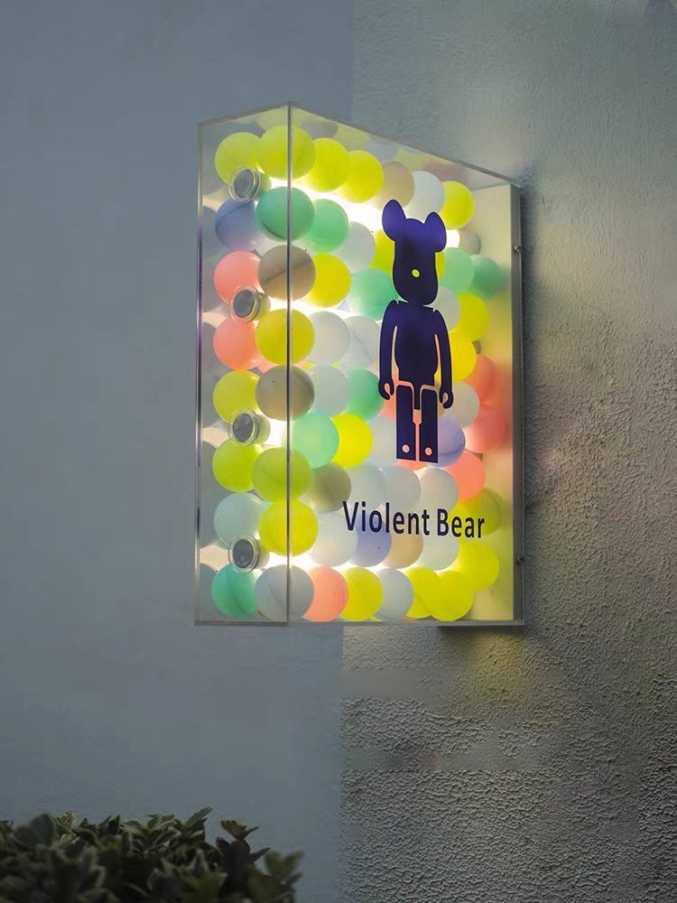 Custom 3D LED Sign Board Light Box for Indoor Business Advertising 12V Power Consumption Outdoor Suitable