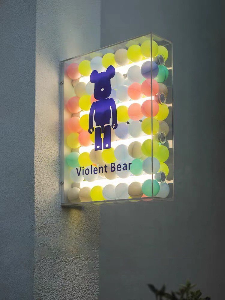 Custom 3D LED Sign Board Light Box for Indoor Business Advertising 12V Power Consumption Outdoor Suitable
