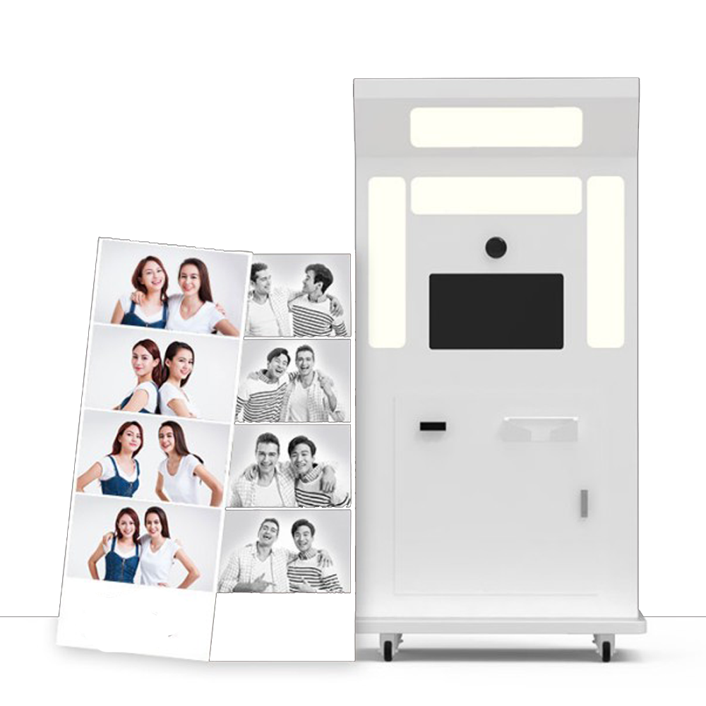 Itaewon Life four Cut Korean Photo Booth Printer Korean PhotoBooth Selfie Digital English ver Custom Logo mini PC Light