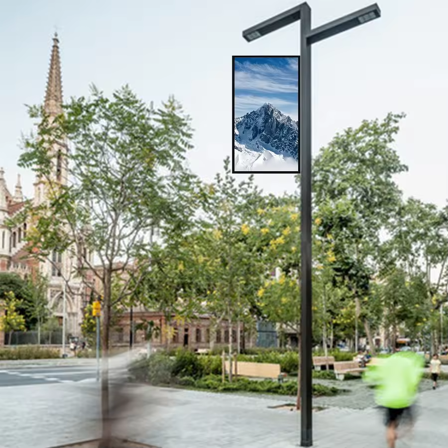 EKAA Android Media Player Box Tv Billboard Outdoor Qled Display Advertising Boards
