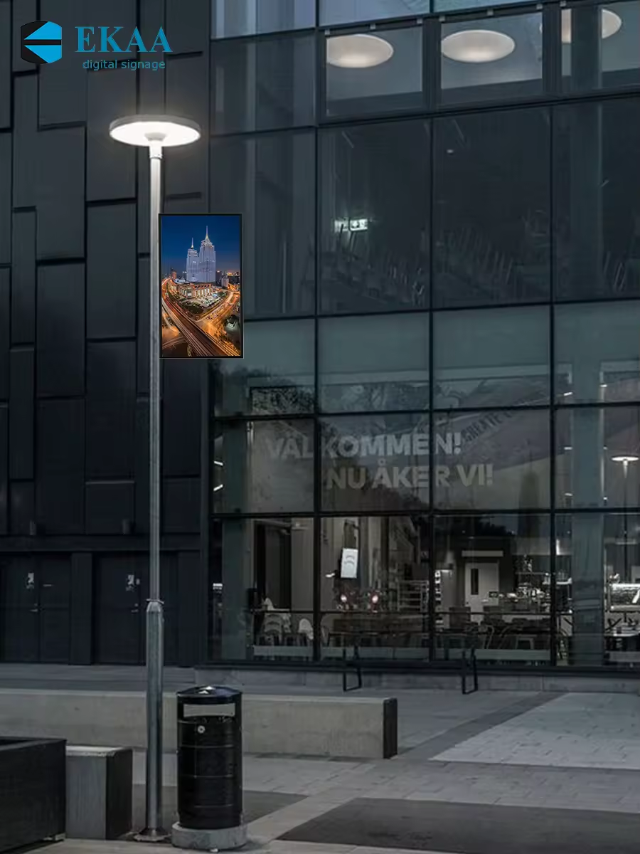 EKAA Android Media Player Box Tv Billboard Outdoor Qled Display Advertising Boards