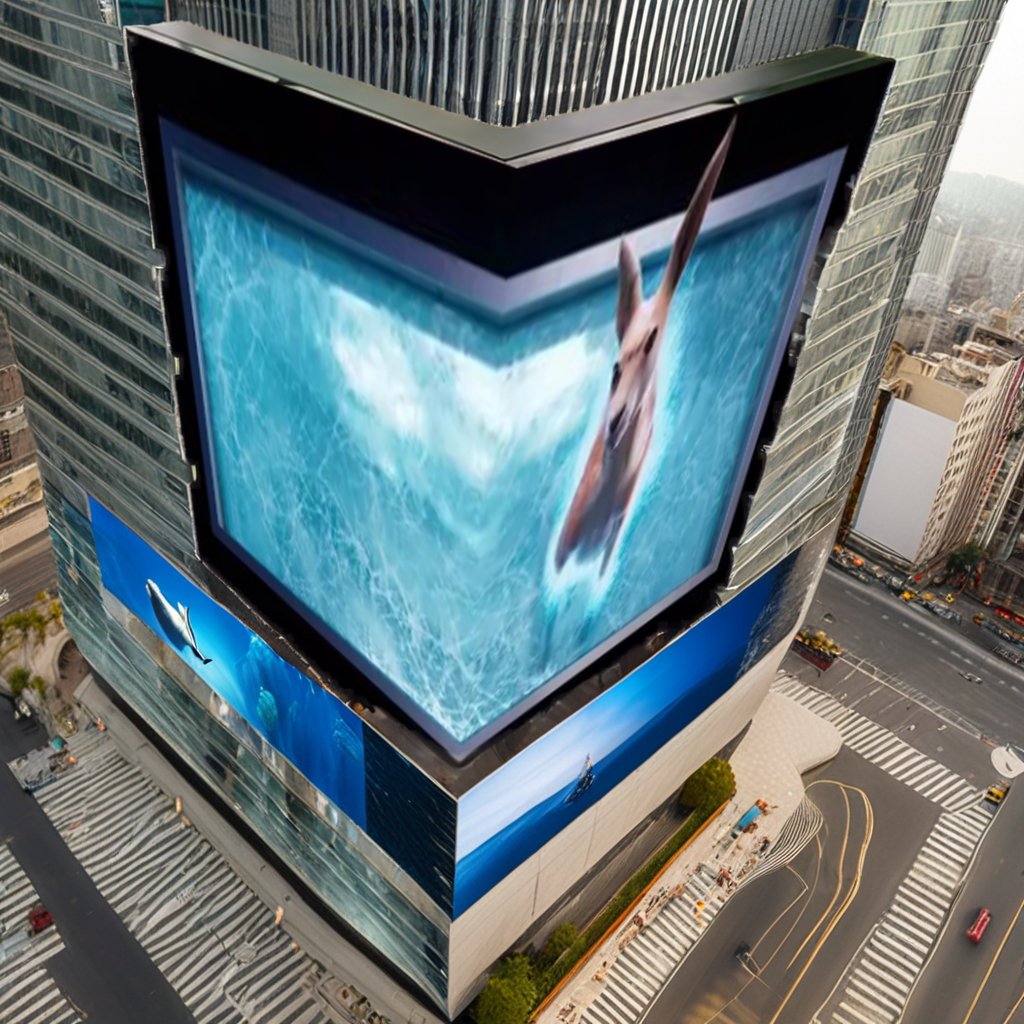 Super Shocking HD Giant 3d Effect Outdoor Advertising P4 P5 P8 P10 Led Billboard Display Billboard Pantalla Exterior Led Screen