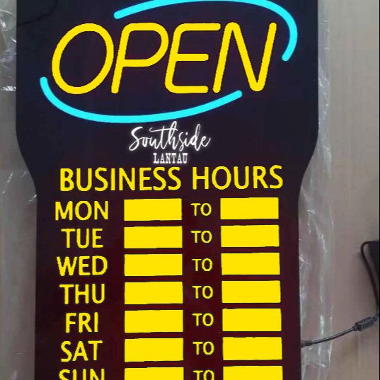 Program Remote Control Open Hour Sign Open Led Business Sign