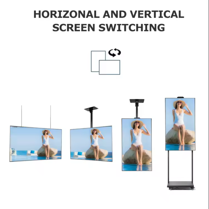New Wall Mount Android Digital Signage Smart Lcd Tv Display Menu Board Indoor Ad Screen For Advertising Display