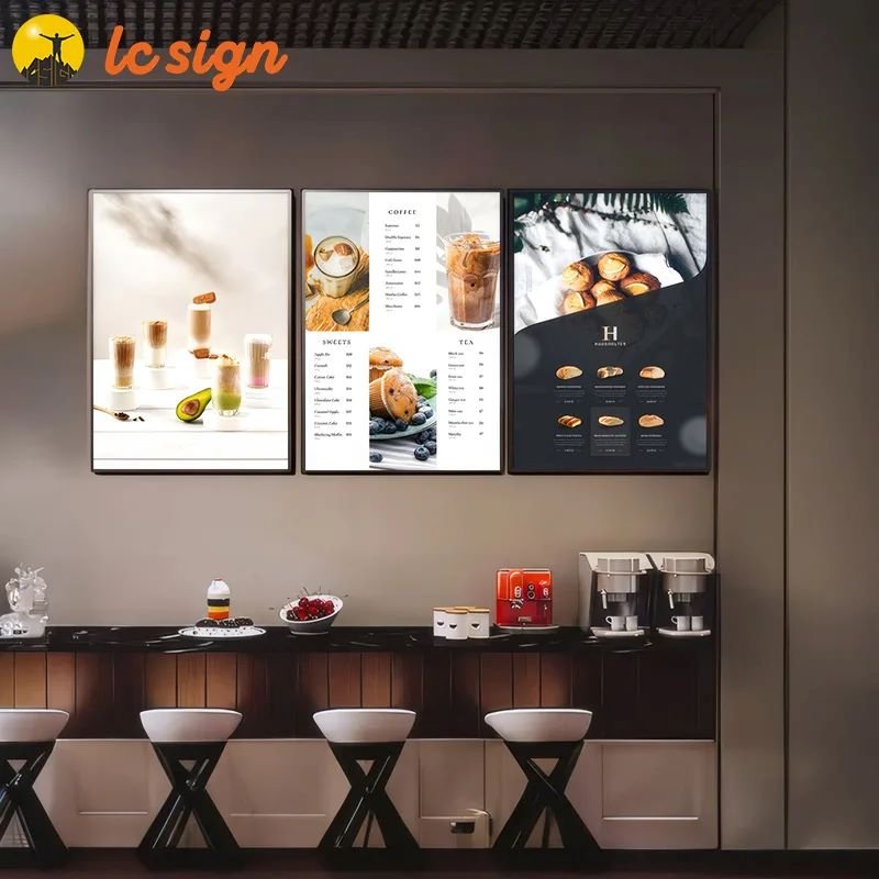 Custom Ultra-Thin LED Movie Poster Light Box,Ultra Slim LED Menu Board Light Boxes,Ultra-Thin LED Light Box, Led light box sign