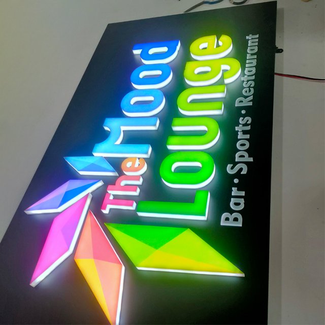 3d Led frontlit Backlit Channel Letters Sign Light company Logo Signage Sign free style Custom 3d acrylic Led Sign for business
