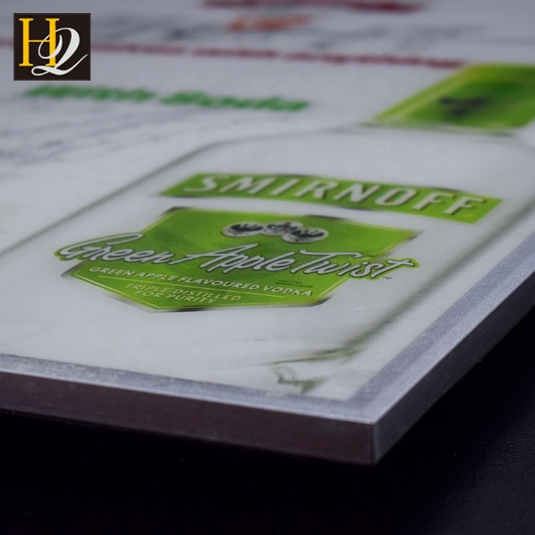 Wholesale high quality acrylic led advertising sign board led acrylic sign acrylic led light box with changeable poster