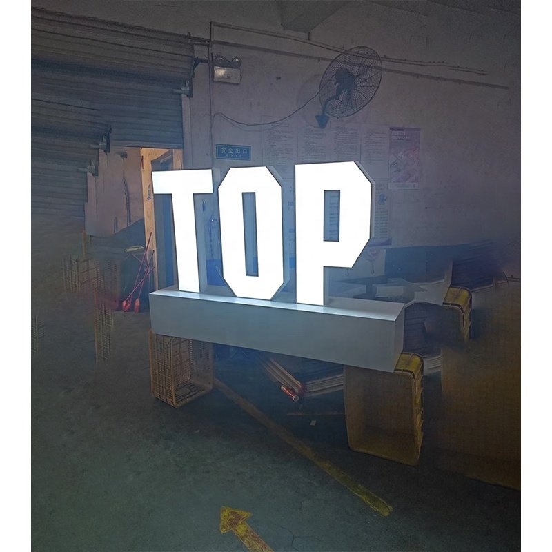 3d logo letter sign standing frontlit led letters 3d light sign led sign board outdoor advertising manufacturer