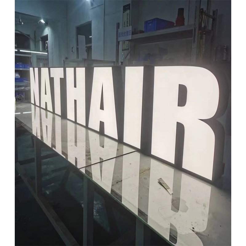 3d logo letter sign standing frontlit led letters 3d light sign led sign board outdoor advertising manufacturer