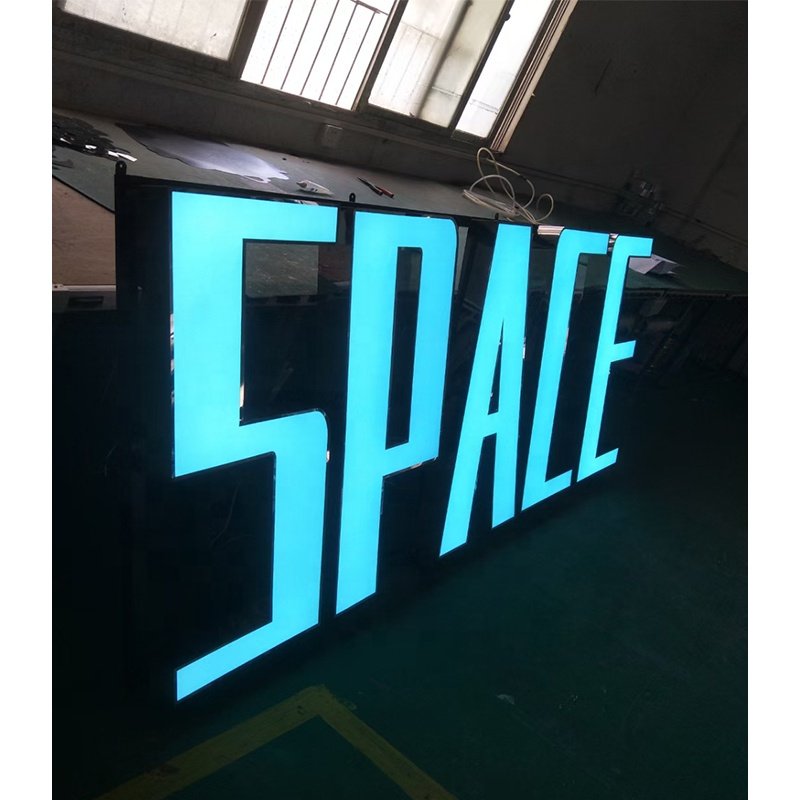 3d logo letter sign standing frontlit led letters 3d light sign led sign board outdoor advertising manufacturer