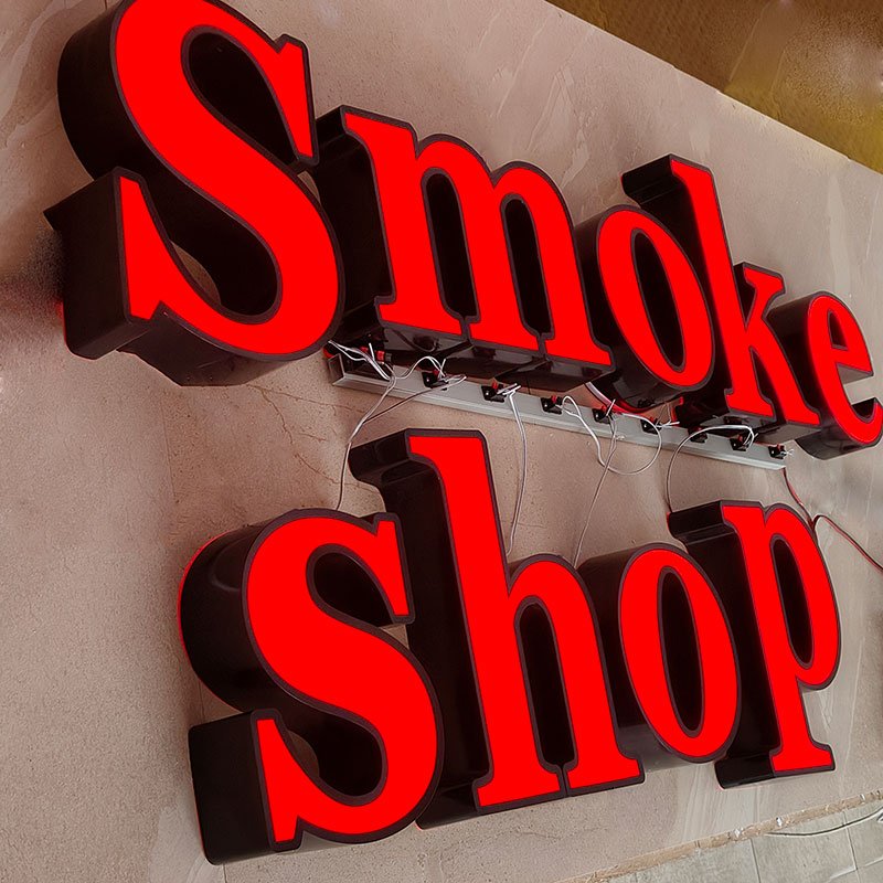 Beer Wine Liquor Led Signs Store Front Advertising Light Liquor Sign Board Led Letters Alphabet