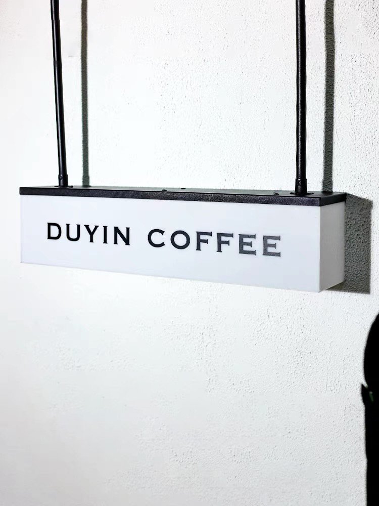 Manufacturer Custom LED Advertising Light Box Indoor Aluminum Frame Acrylic Hanging Shop Logo Outdoor Advertising Boards