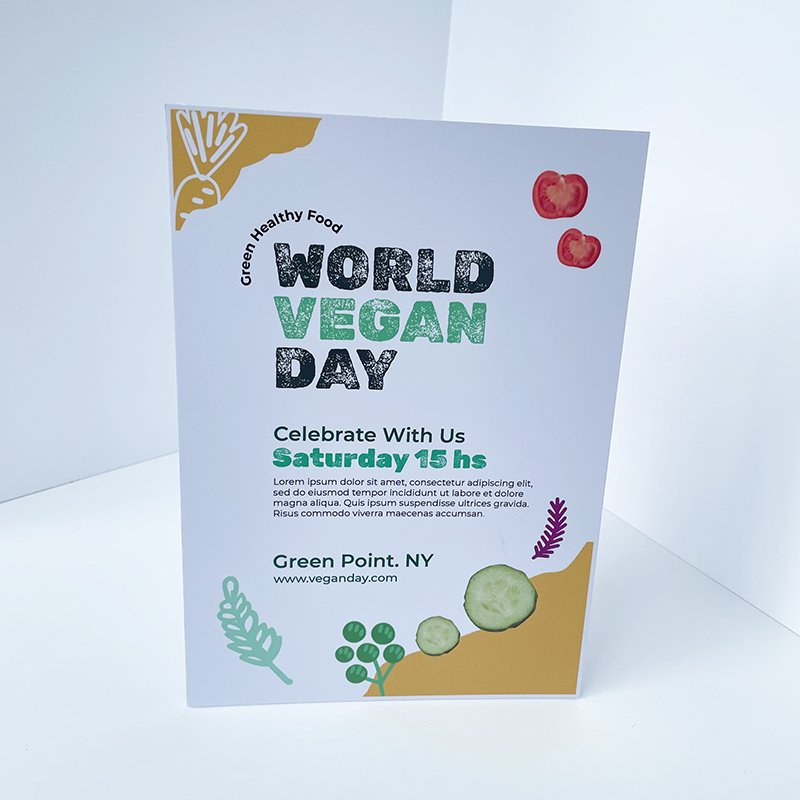 Hot Sale Custom 5mm Custom A4/A3 size Single/ Double Sides Promotion Advertising Stand PVC Foam Board Sign for Table