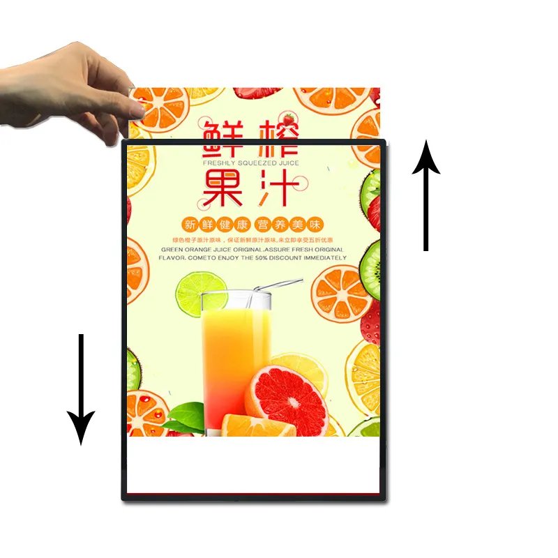 Advertising Backlit Led menu board Light Box sign Led Slim Light Box Advertising Sign Boards