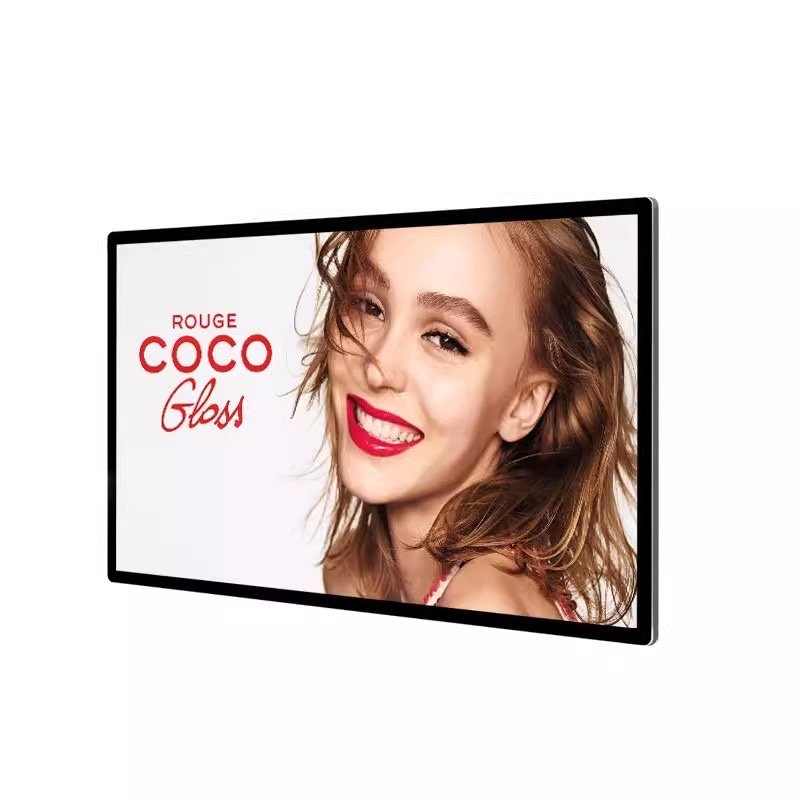 Hight quality wall mounted menu lcd advertising screen digital signage display lcd advertising display with RGB board