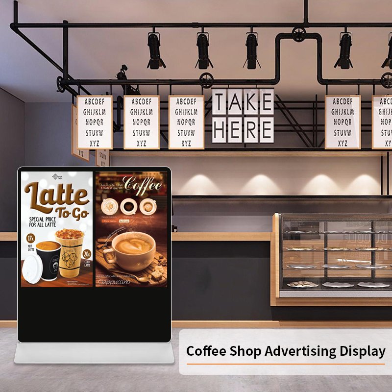 Floor Stand 32 43 49 55 65 Inch 4K Digital LCD Display Monitor Touch Screen Players Wifi Indoor Totem Advertising Screen