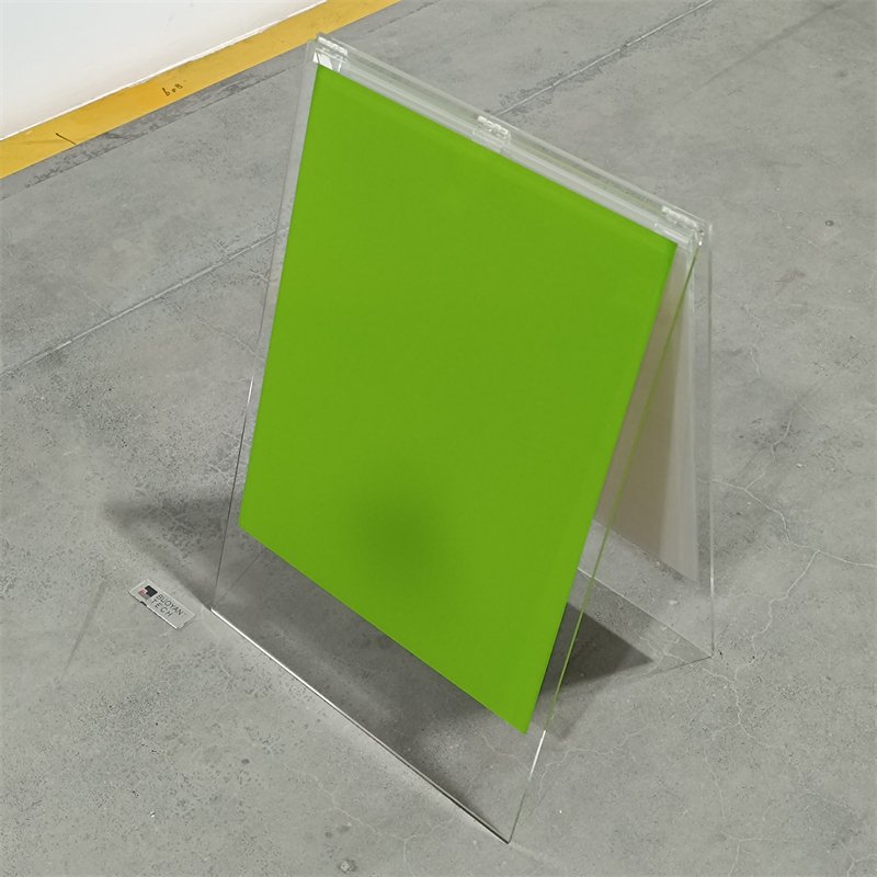 Double-Sided Folding A-Frame Advertising Board Double-Sided Outdoor ndoor Plastic Portable Sidewalk Sign Pavement Sign
