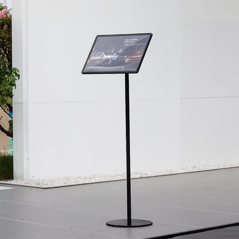 Floor Standing simple Poster Display stand advertising boards Car parameter A3A4 menu stand Show Rack magnet Adjustable
