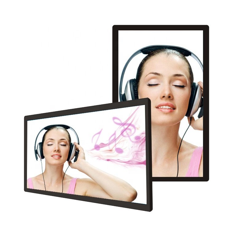 32 43 55 Inch 4k Video Player Display Interactive Wall Mounted Advertising Screens Lcd Commercial Display Digital Signage